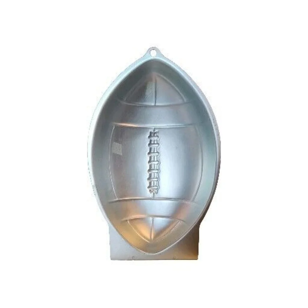 1990 WILTON First and Ten 3-D Football CAKE‎ PAN Bronze Copper Color